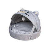 Cozy Covered Cat Bed – Soft & Plush Pet Nest