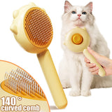 Self-Cleaning Pet Grooming Brush – Hair Removal & Massage