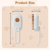 3-in-1 Steam Pet Brush – Shedding, Grooming & Cleaning