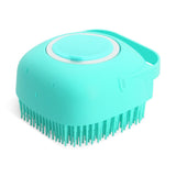 2-in-1 Pet Bath Brush – Shampoo Dispenser & Massager