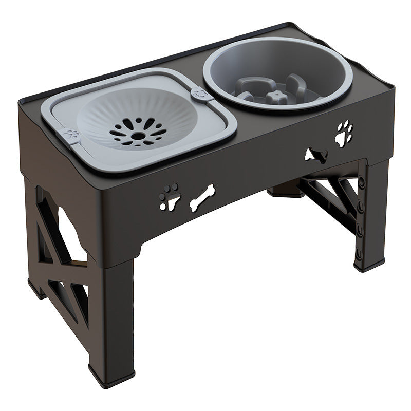 Adjustable Raised Dog Bowl – Anti-Spill Feeder