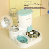 Automatic Pet Feeder & Water Dispenser – 2-in-1 Bowl