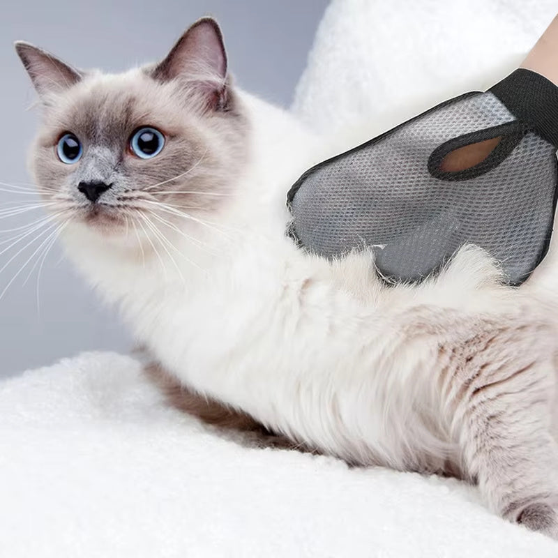 Pet Grooming Glove – Hair Removal & Bath Massage