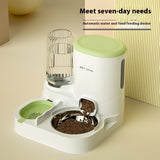 Automatic Pet Feeder & Water Dispenser – 2-in-1 Bowl