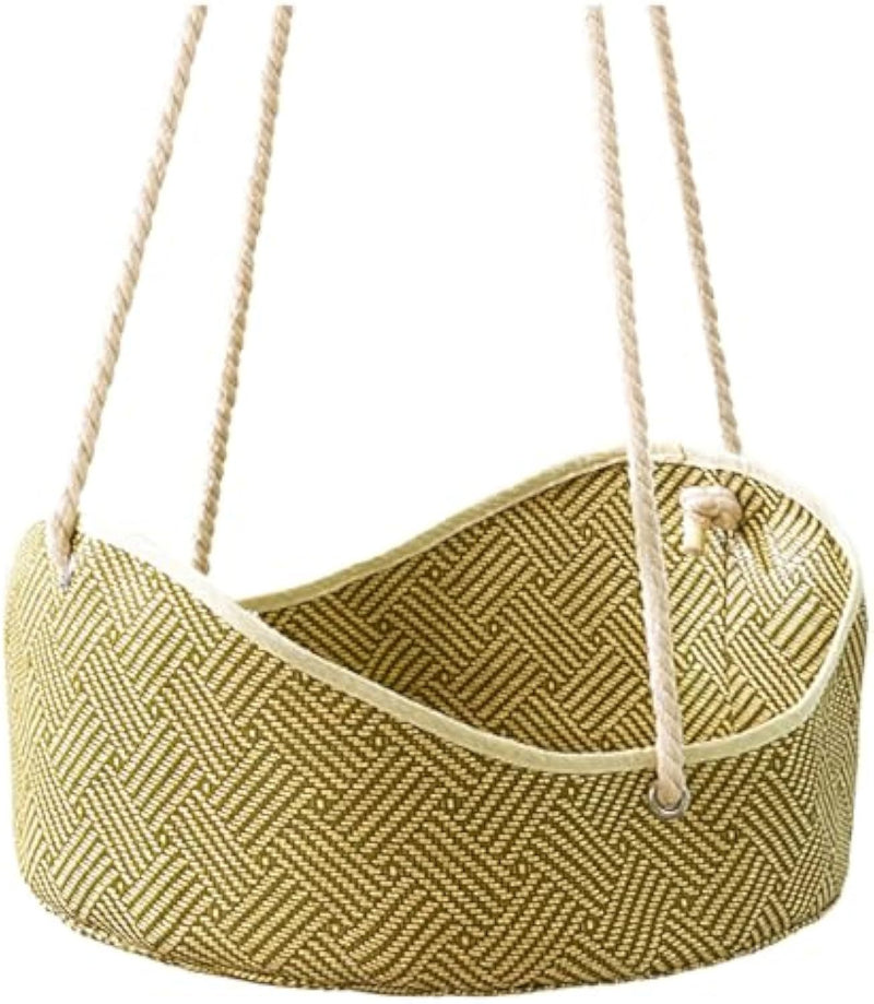 Handwoven Rattan Cat Hammock – Hanging Pet Bed for Ultimate Comfort