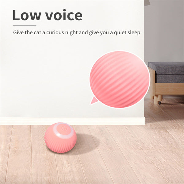 Smart Rolling Cat Toy – Auto Rotating & Motion Sensor