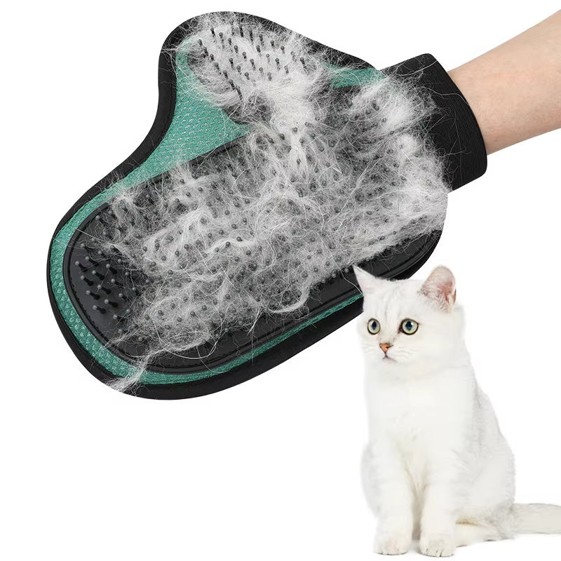 Pet Grooming Glove – Hair Removal & Bath Massage