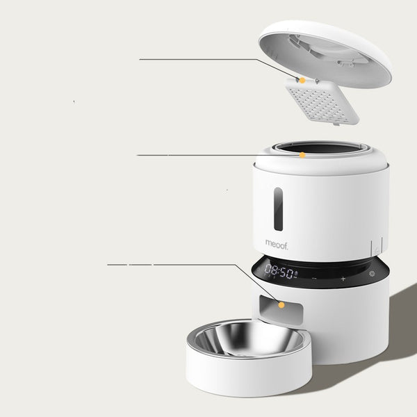 Smart Automatic Pet Feeder – Dual Bowl & Timer Control