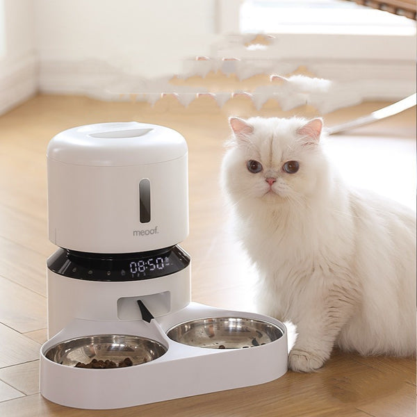 Smart Automatic Pet Feeder – Dual Bowl & Timer Control