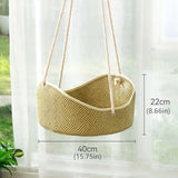 Handwoven Rattan Cat Hammock – Hanging Pet Bed for Ultimate Comfort