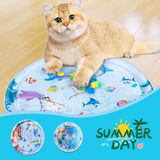 Cooling Pet Water Mat – Summer Ice Pad for Cats & Dogs