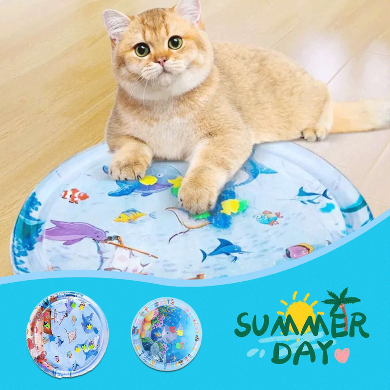 Cooling Pet Water Mat – Summer Ice Pad for Cats & Dogs