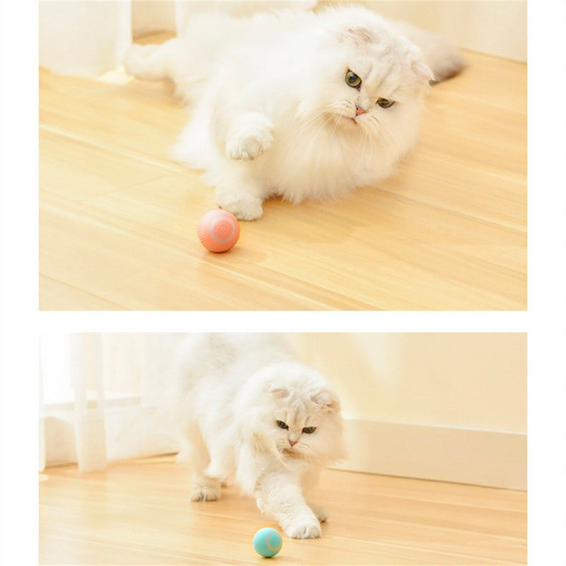 Smart Rolling Cat Toy – Auto Rotating & Motion Sensor